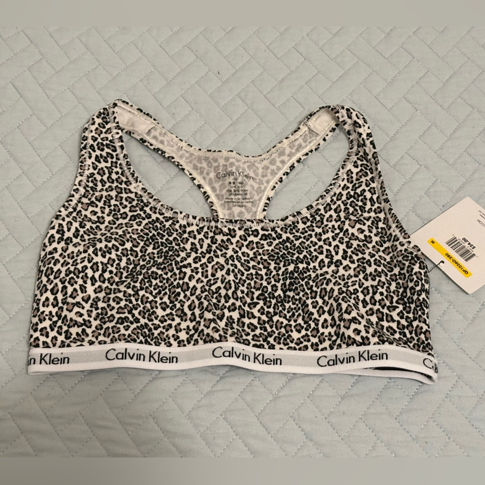 Calvin Klein Leopard Print Women's Bralette